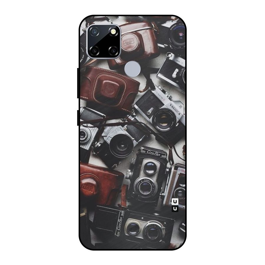 Vintage Beauty Shutter Metal Back Case for Realme Narzo 20