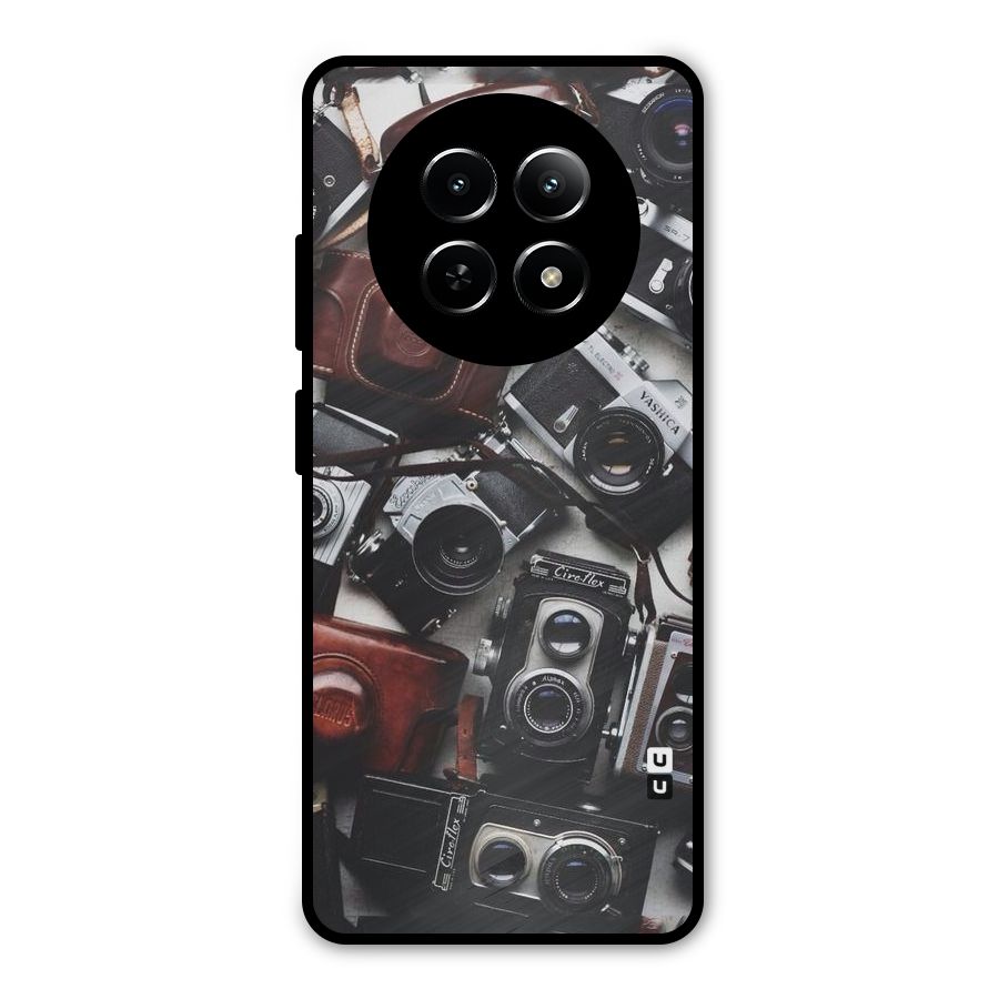 Vintage Beauty Shutter Metal Back Case for Realme Narzo 70x 5G