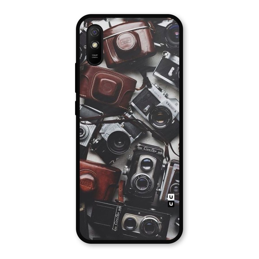 Vintage Beauty Shutter Metal Back Case for Redmi 9a