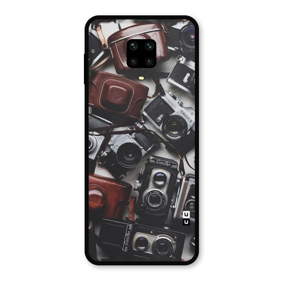 Vintage Beauty Shutter Metal Back Case for Redmi Note 9 Pro Max