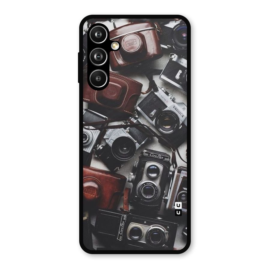 Vintage Beauty Shutter Metal Back Case for Samsung Galaxy M54