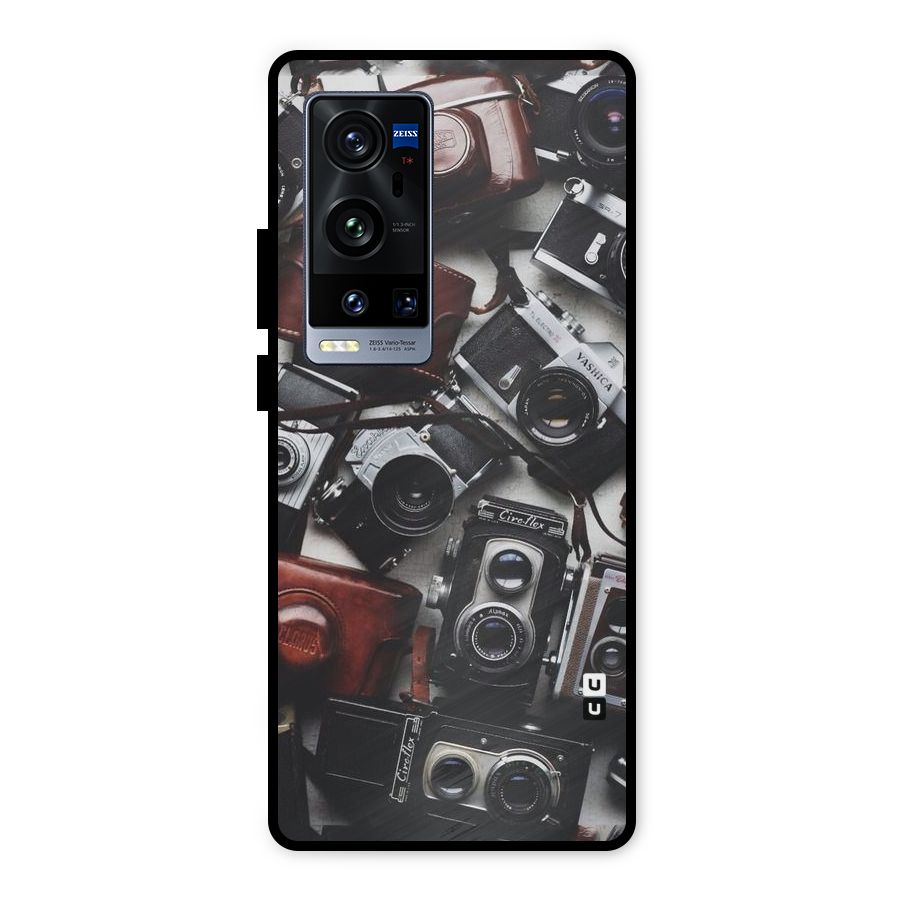 Vintage Beauty Shutter Metal Back Case for Vivo X60 Pro Plus