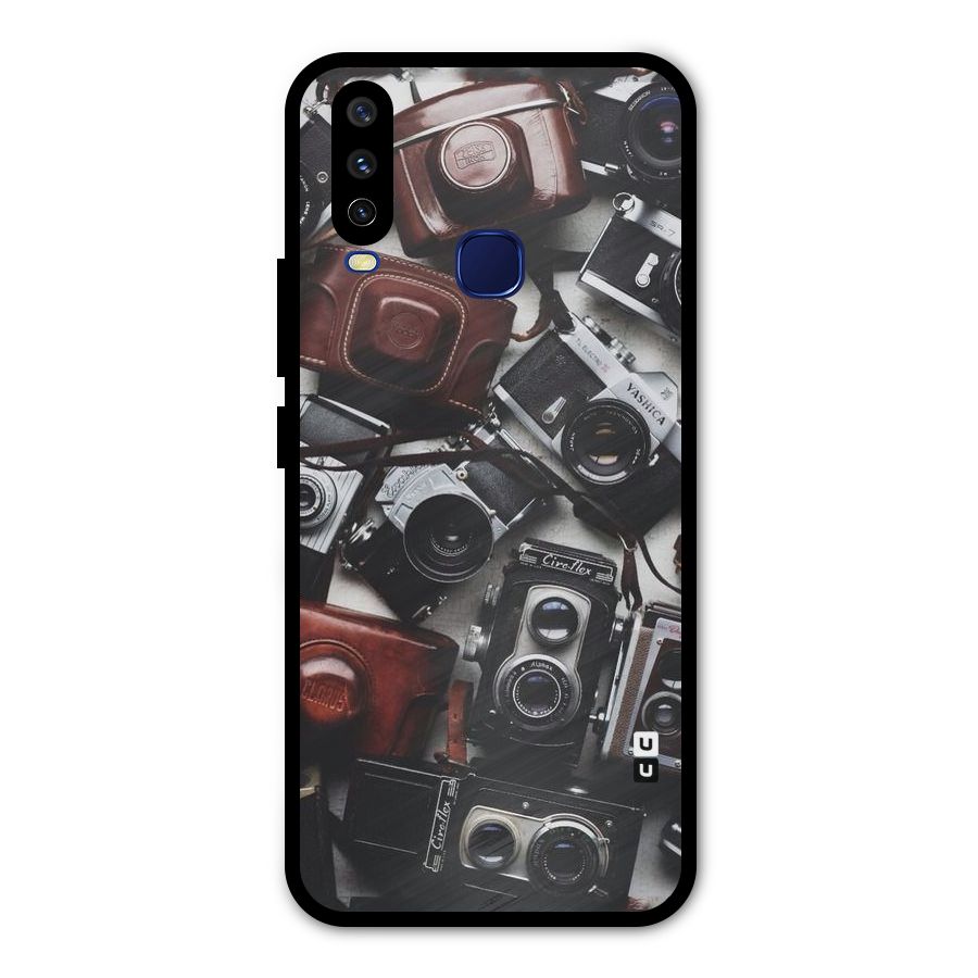 Vintage Beauty Shutter Metal Back Case for Vivo Y12
