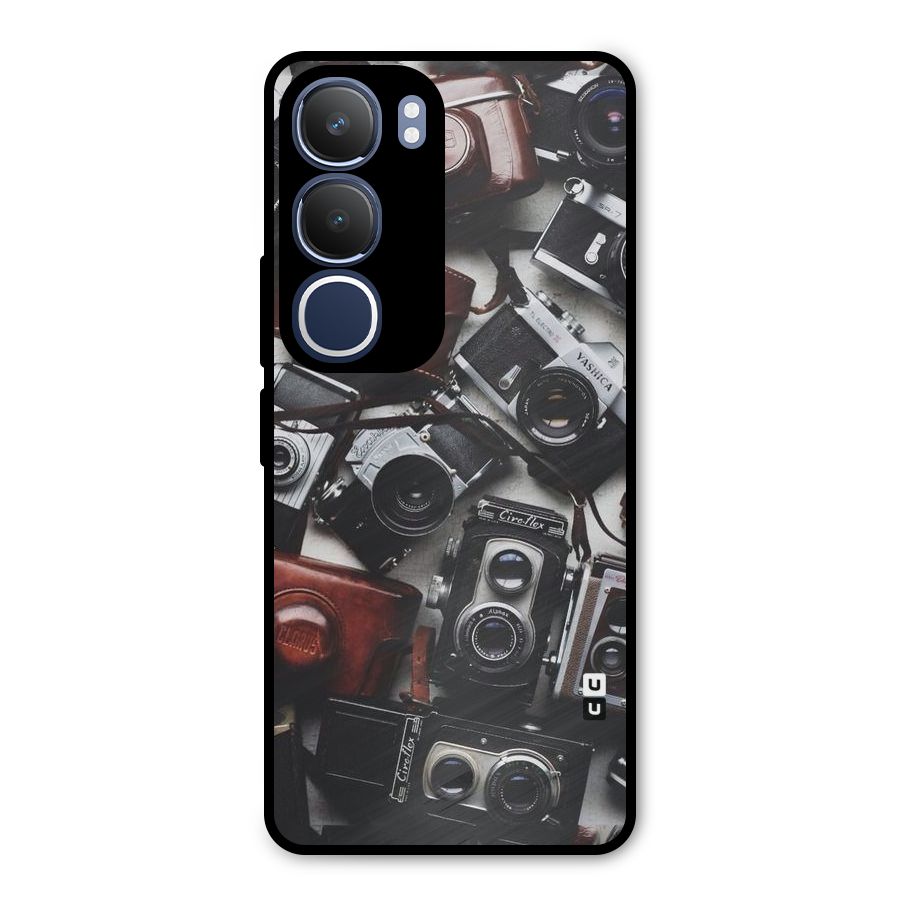 Vintage Beauty Shutter Metal Back Case for Vivo Y29
