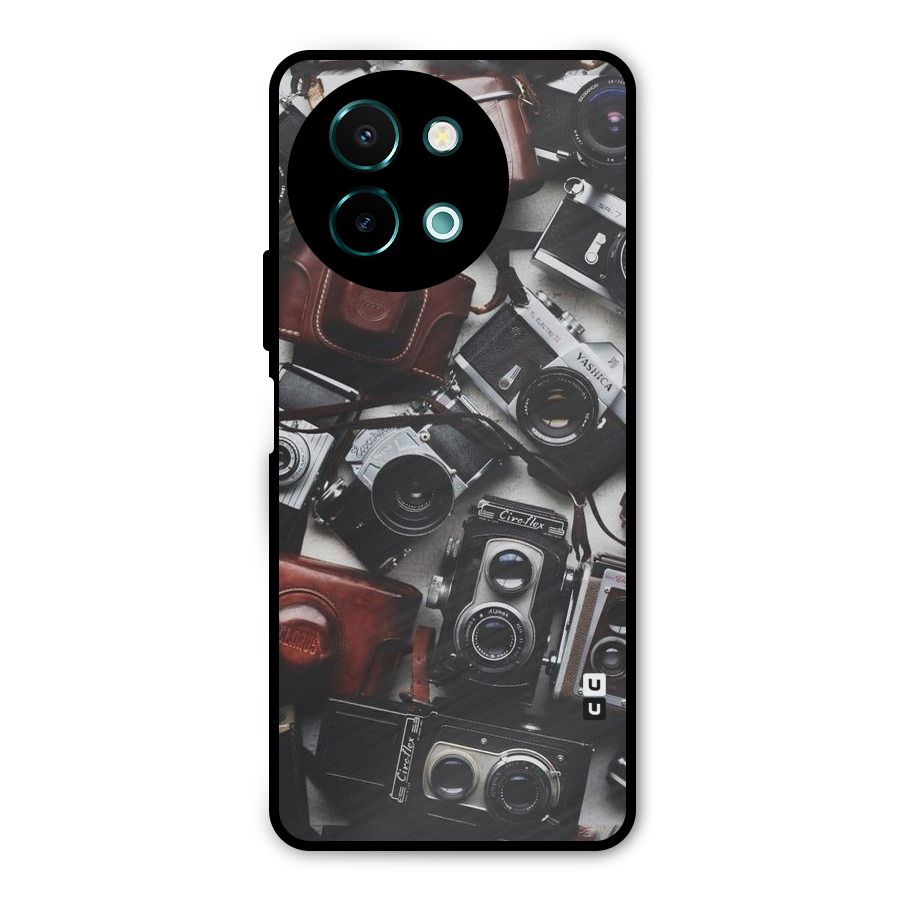 Vintage Beauty Shutter Metal Back Case for Vivo Y58