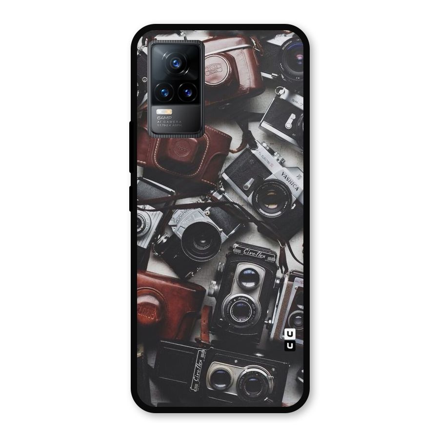 Vintage Beauty Shutter Metal Back Case for Vivo Y73