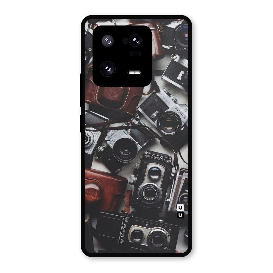 Vintage Beauty Shutter Metal Back Case for Xiaomi 13 Pro