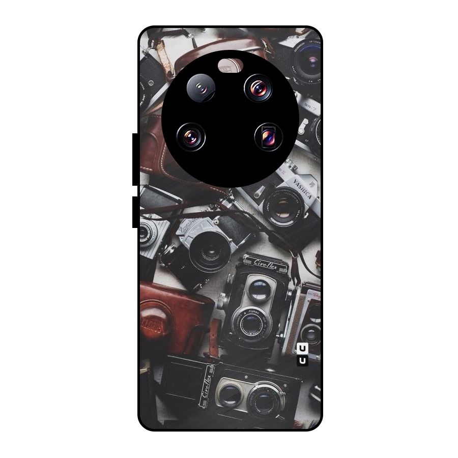 Vintage Beauty Shutter Metal Back Case for Xiaomi 13 Ultra