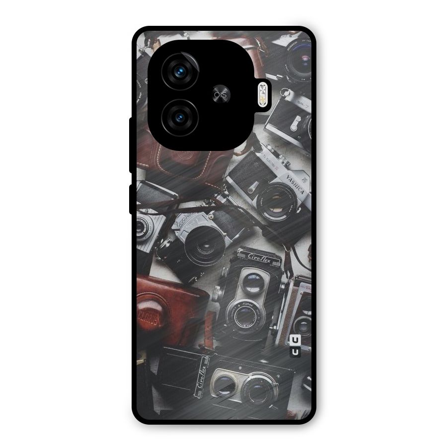 Vintage Beauty Shutter Metal Back Case for iQOO Neo 10R