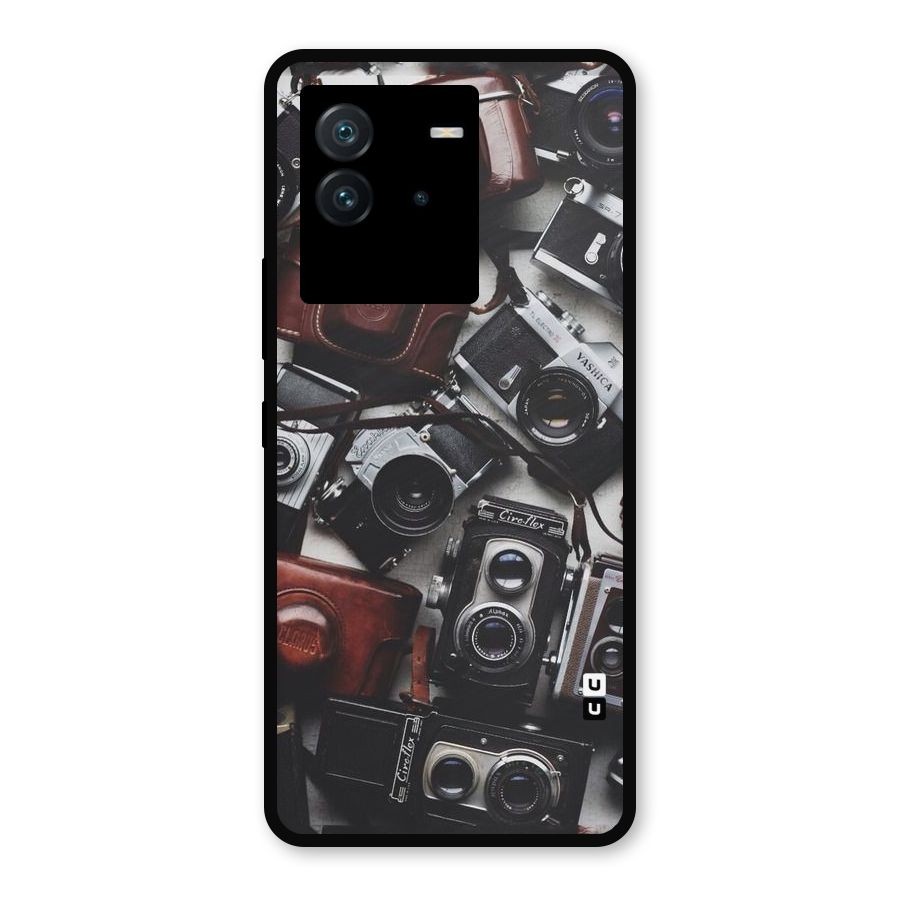 Vintage Beauty Shutter Metal Back Case for iQOO Neo 6 5G