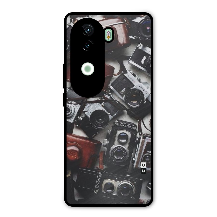 Vintage Beauty Shutter Metal Back Case for iQOO Z9s