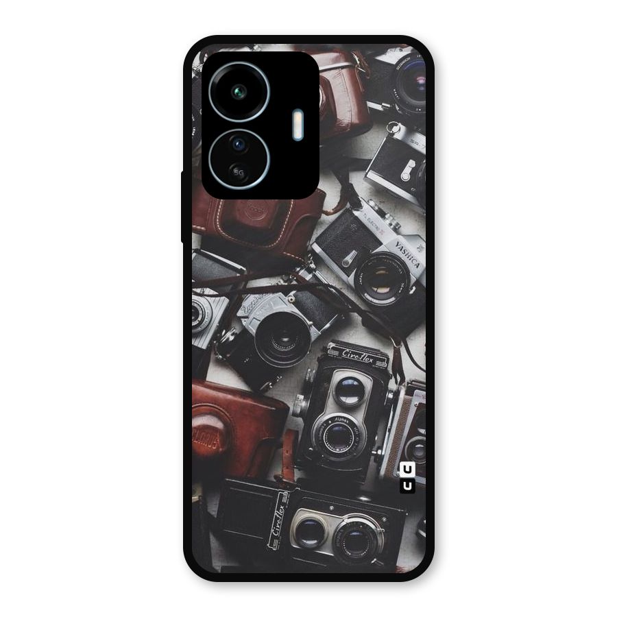 Vintage Beauty Shutter Metal Back Case for vivo iQOO Z6 Lite 5G