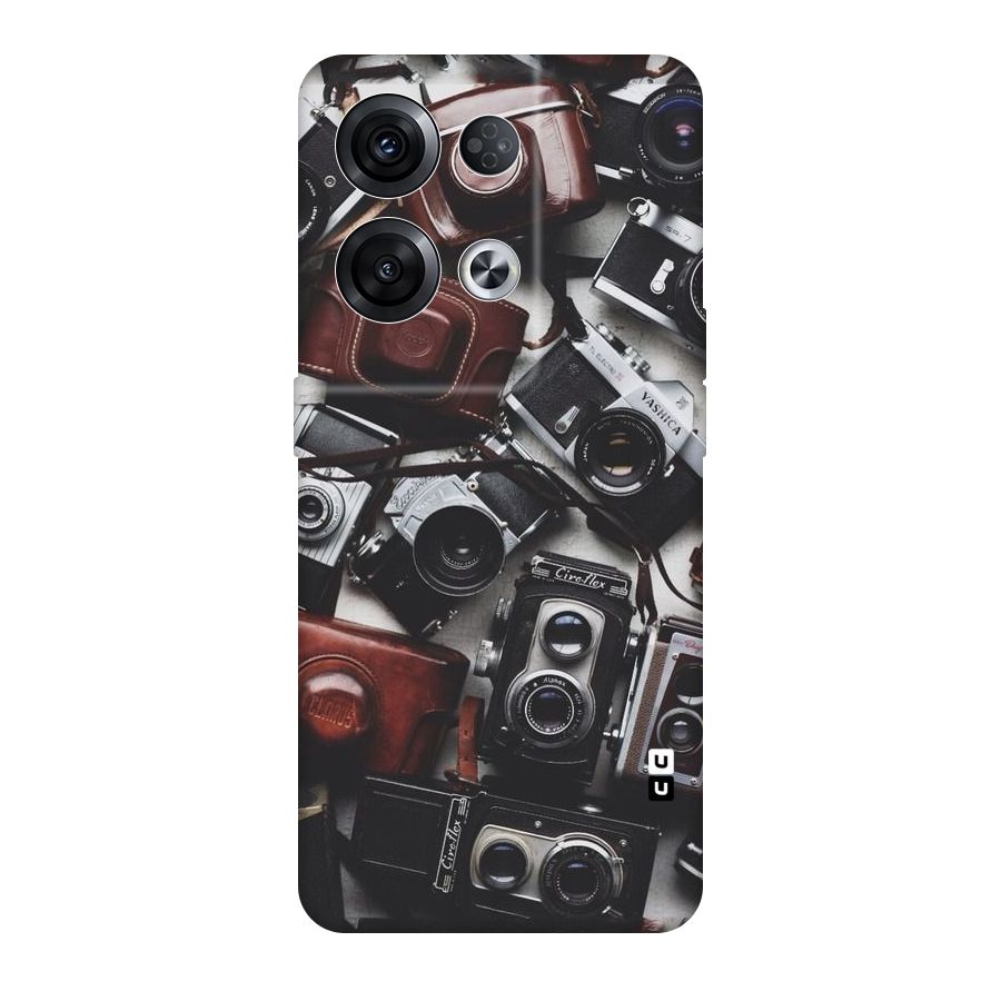 Vintage Beauty Shutter Original Polycarbonate Back Case for Oppo Reno8 Pro 5G
