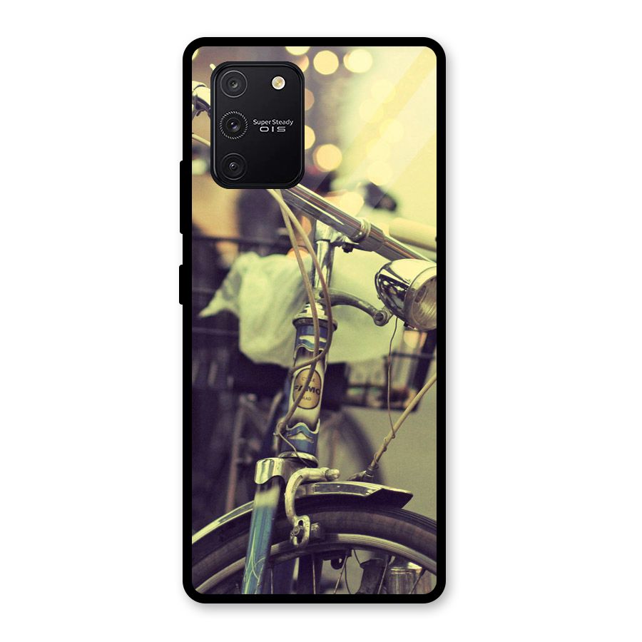Vintage Bicycle Glass Back Case for Galaxy S10 Lite