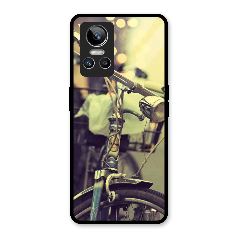 Vintage Bicycle Glass Back Case for Realme GT Neo 3