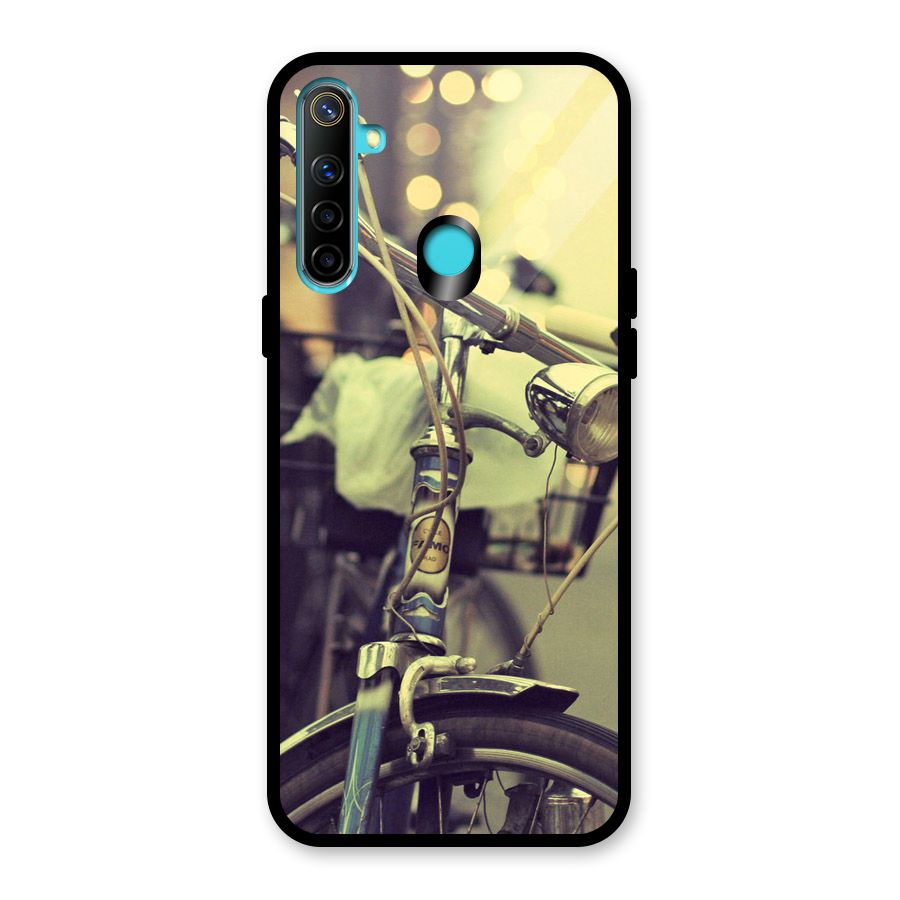 Vintage Bicycle Glass Back Case for Realme Narzo 10