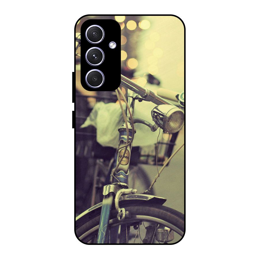 Vintage Bicycle Metal Back Case for Galaxy A54