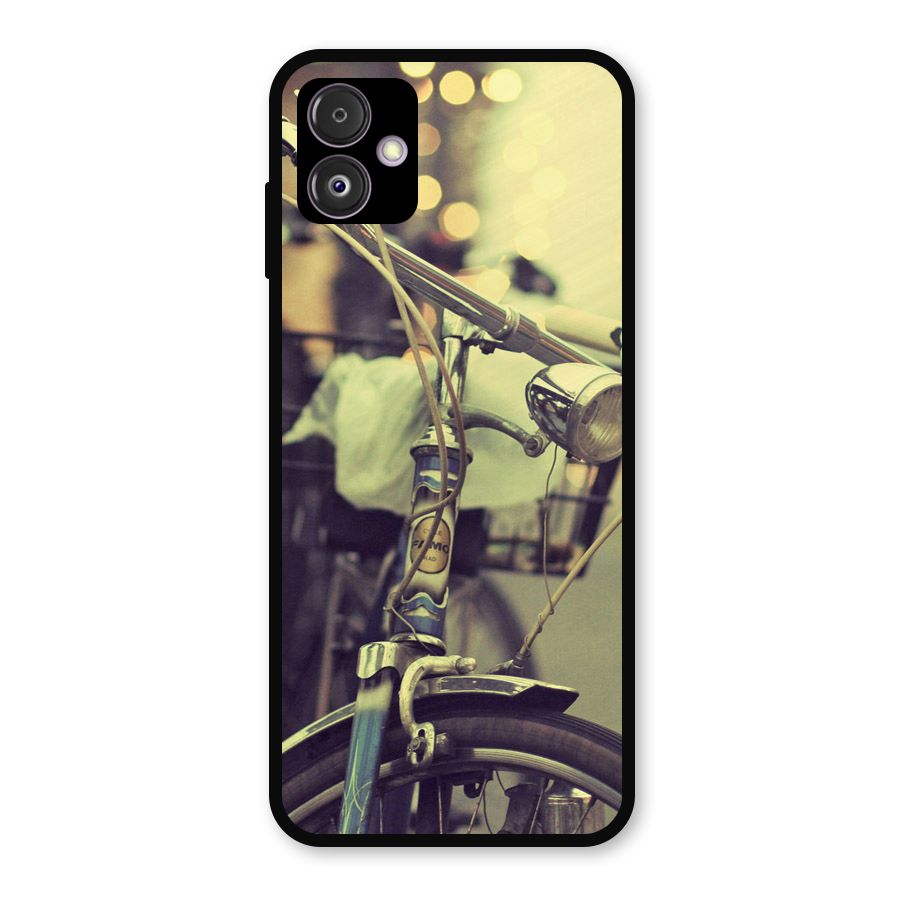 Vintage Bicycle Metal Back Case for Galaxy F14