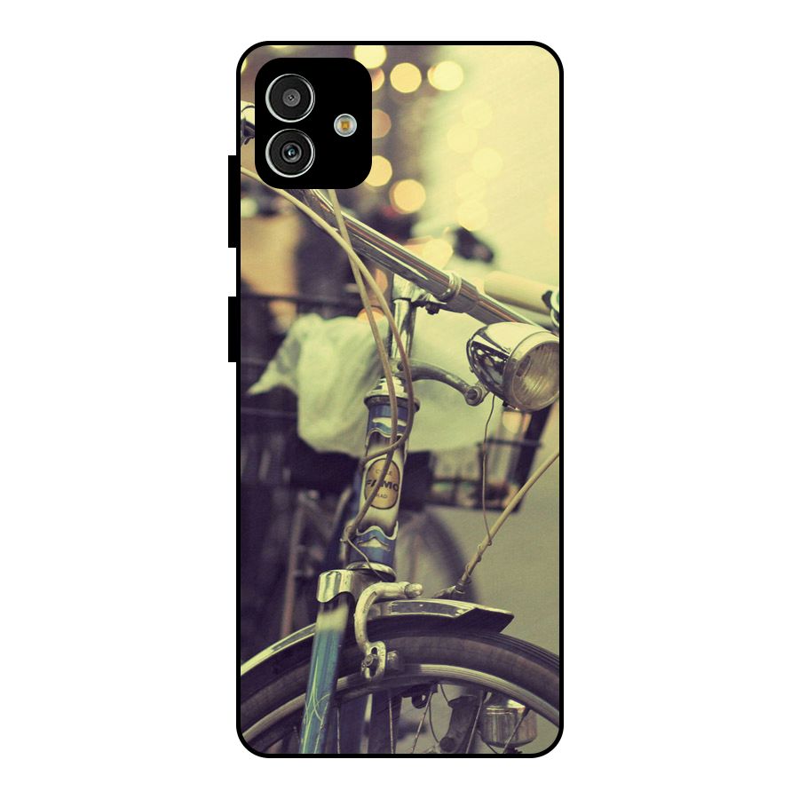 Vintage Bicycle Metal Back Case for Galaxy M13 5G