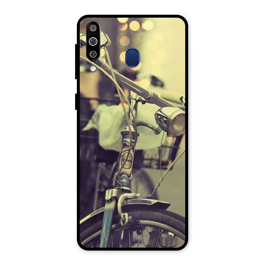 Vintage Bicycle Metal Back Case for Galaxy M30