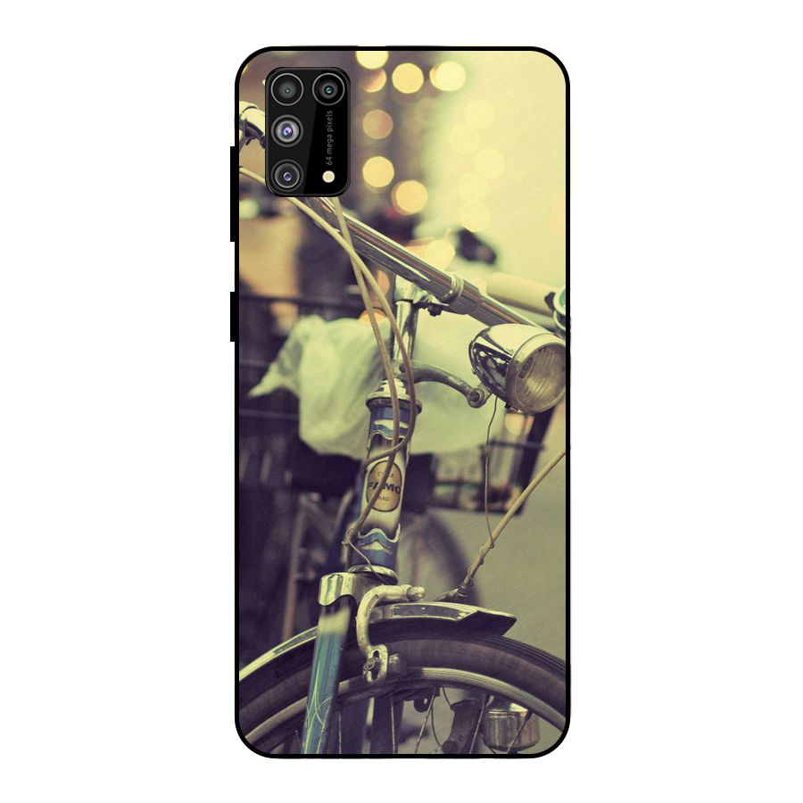 Vintage Bicycle Metal Back Case for Galaxy M31