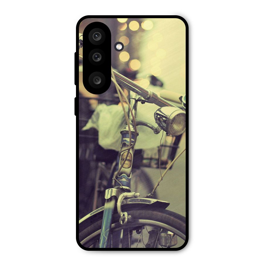 Vintage Bicycle Metal Back Case for Galaxy M56