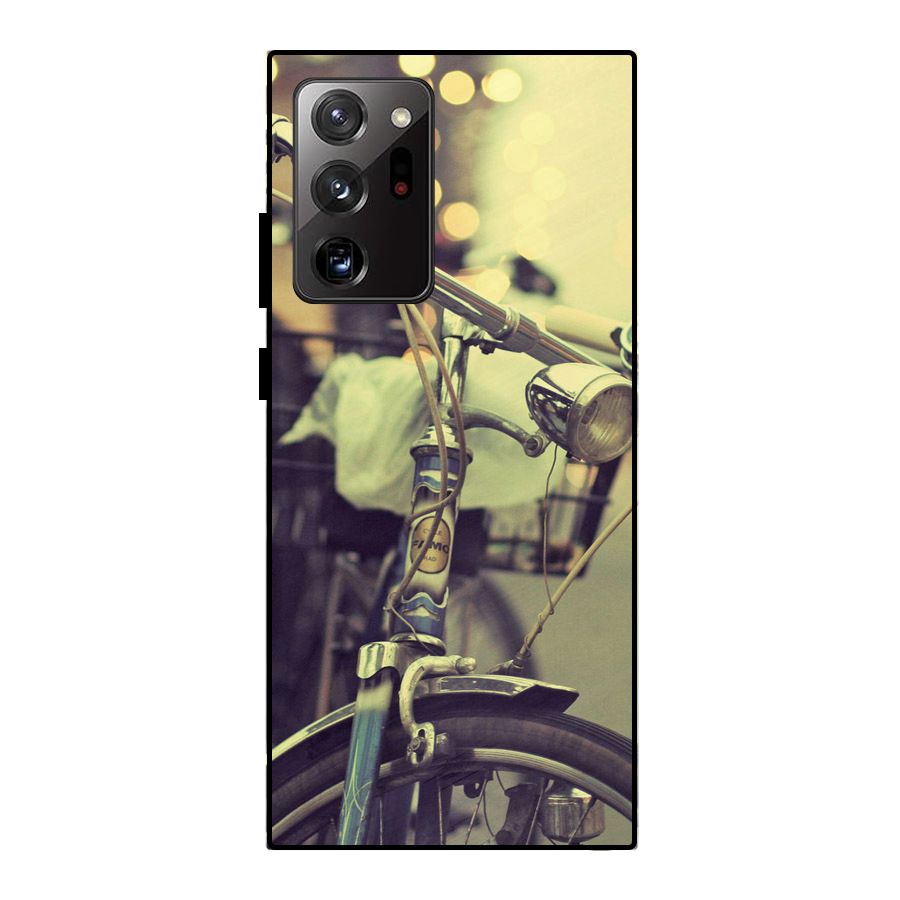 Vintage Bicycle Metal Back Case for Galaxy Note 20 Ultra