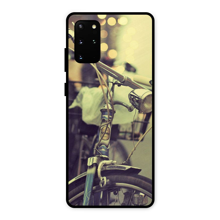 Vintage Bicycle Metal Back Case for Galaxy S20 Plus