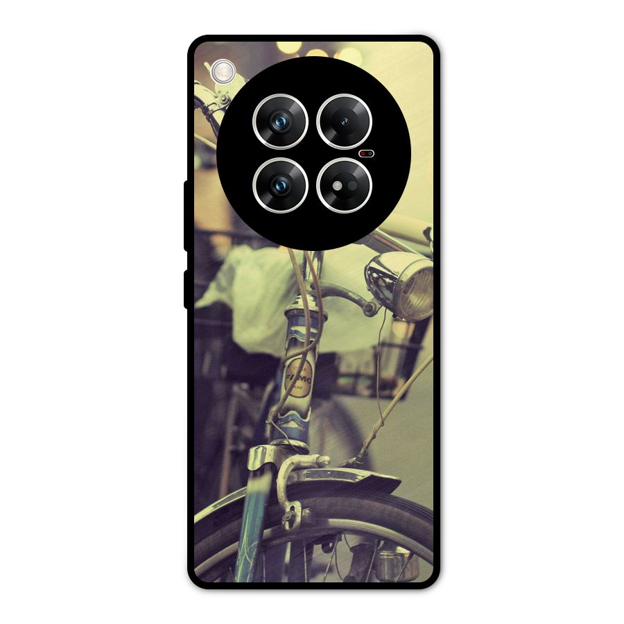 Vintage Bicycle Metal Back Case for Infinix Zero 40 5G