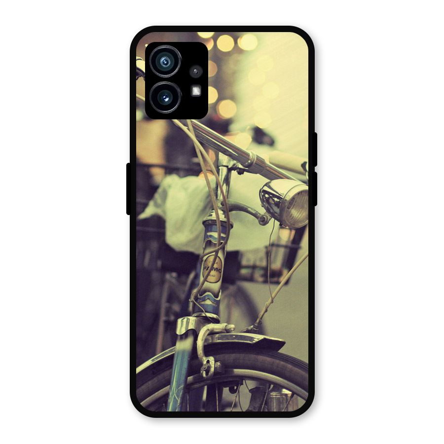 Vintage Bicycle Metal Back Case for Nothing Phone 1