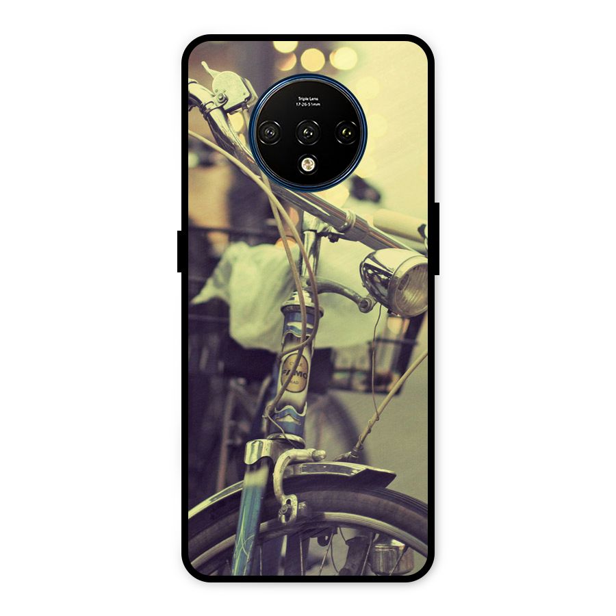 Vintage Bicycle Metal Back Case for OnePlus 7T