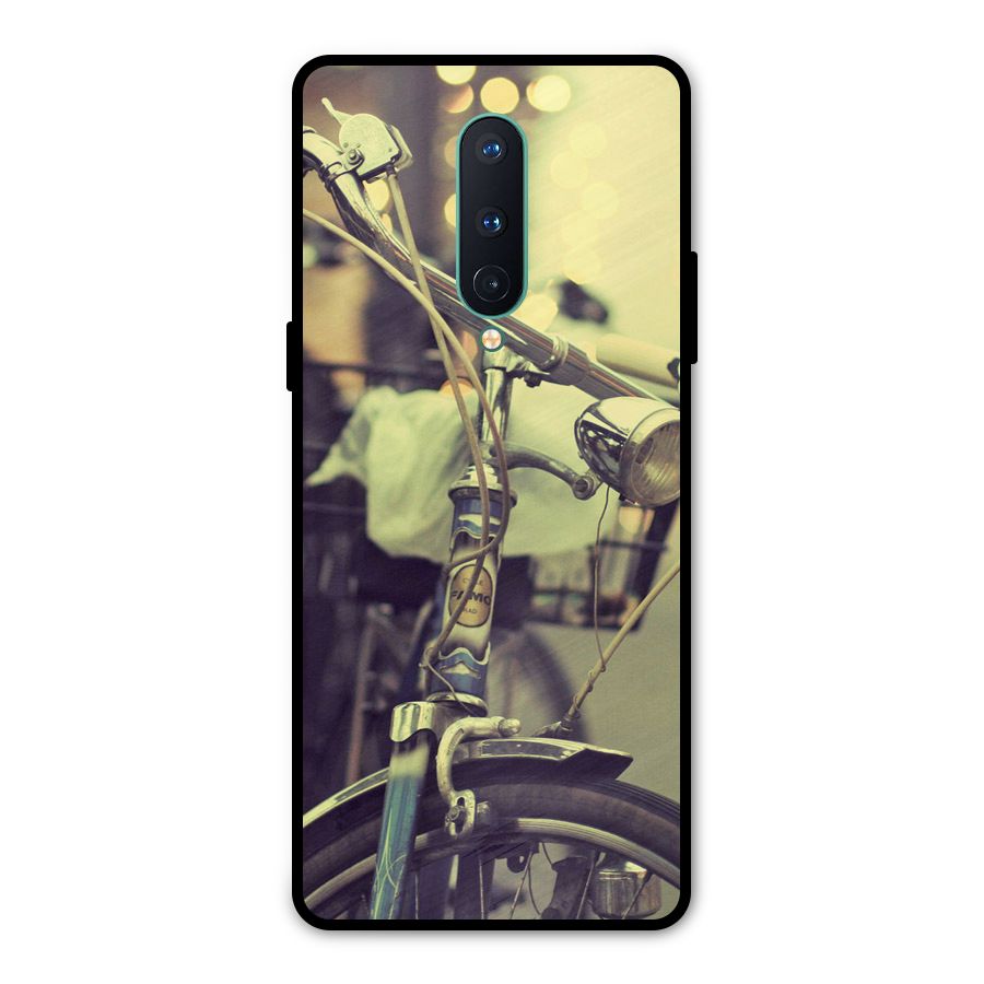 Vintage Bicycle Metal Back Case for OnePlus 8