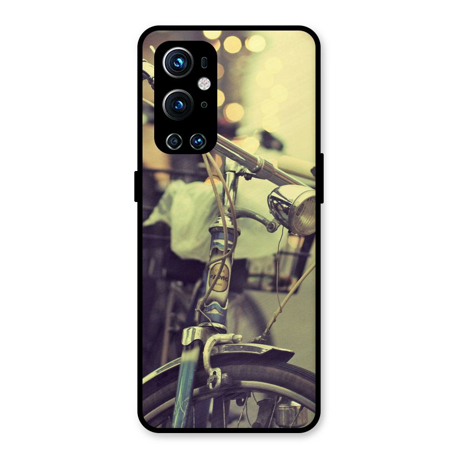 Vintage Bicycle Metal Back Case for OnePlus 9 Pro
