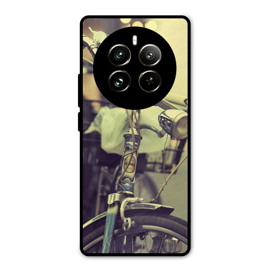 Vintage Bicycle Metal Back Case for Realme 12 Pro