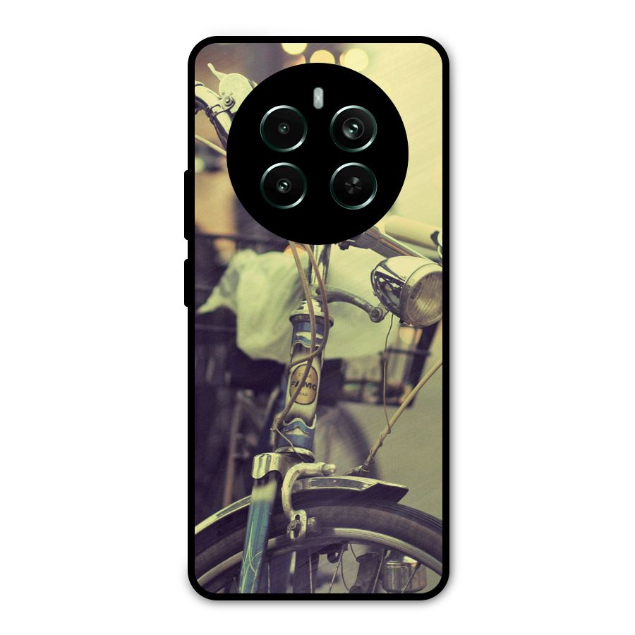 Vintage Bicycle Metal Back Case for Realme 12 Pro Plus