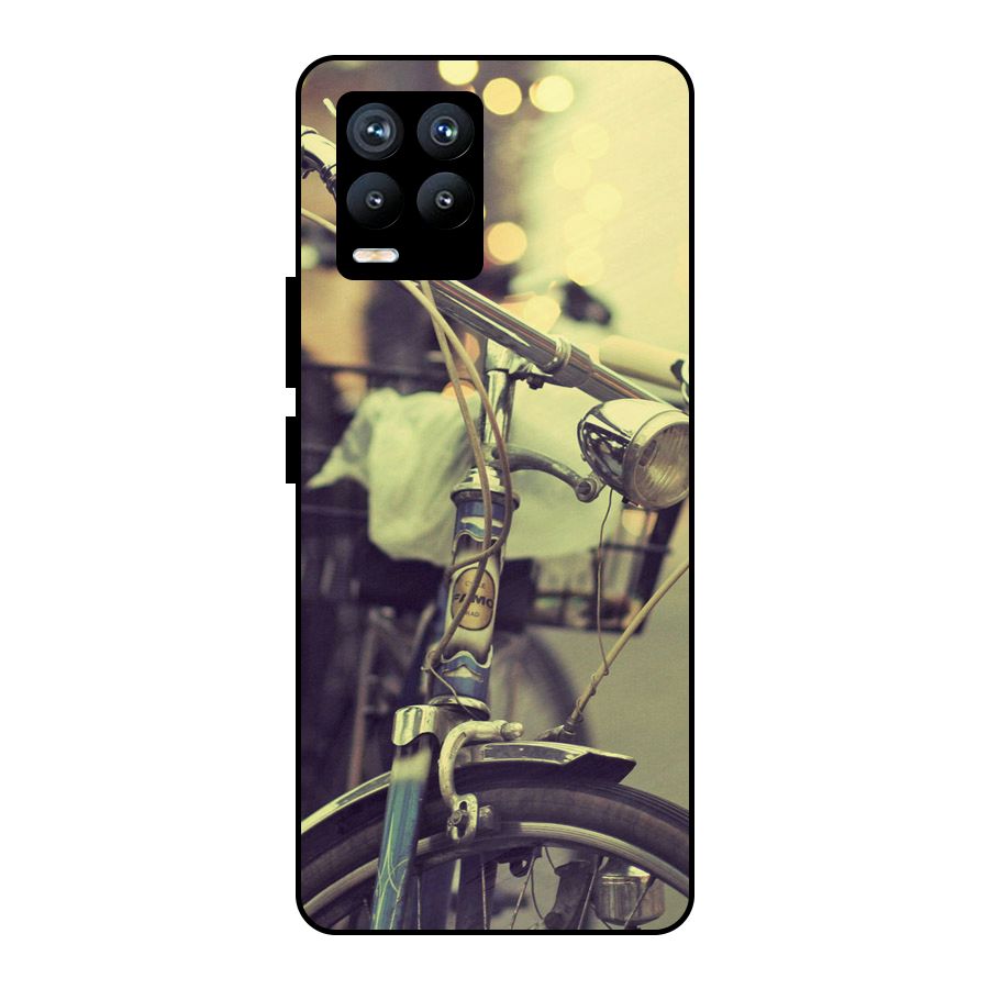 Vintage Bicycle Metal Back Case for Realme 8 Pro