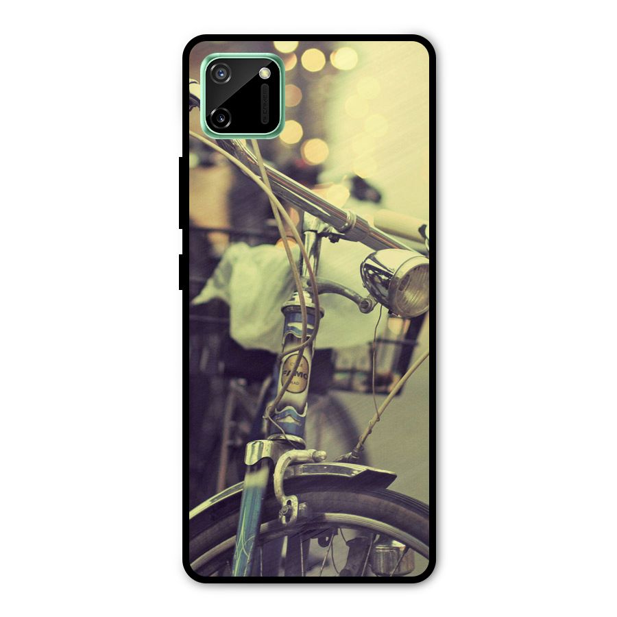 Vintage Bicycle Metal Back Case for Realme C11