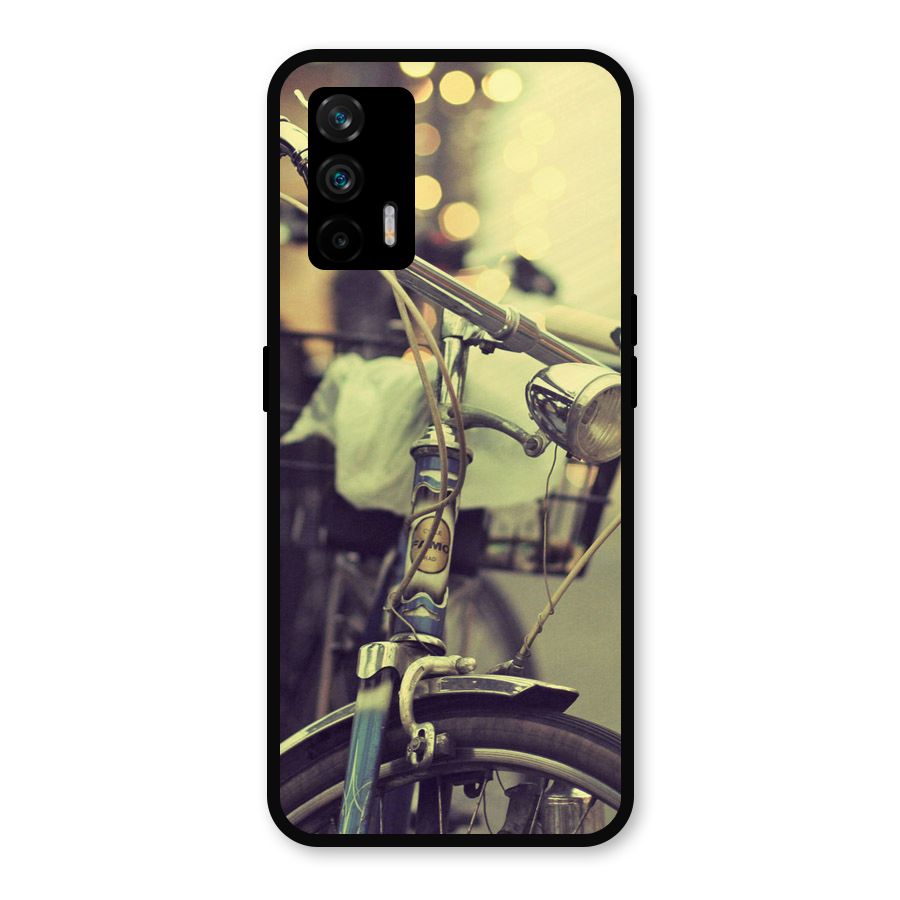 Vintage Bicycle Metal Back Case for Realme GT 5G