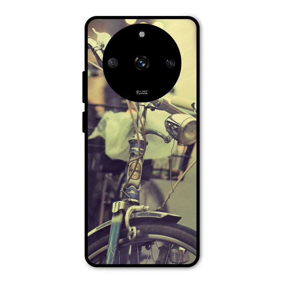 Vintage Bicycle Metal Back Case for Realme Narzo 60 5G