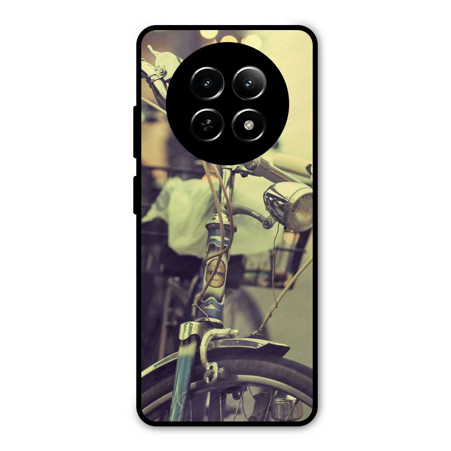 Vintage Bicycle Metal Back Case for Realme Narzo 70x 5G