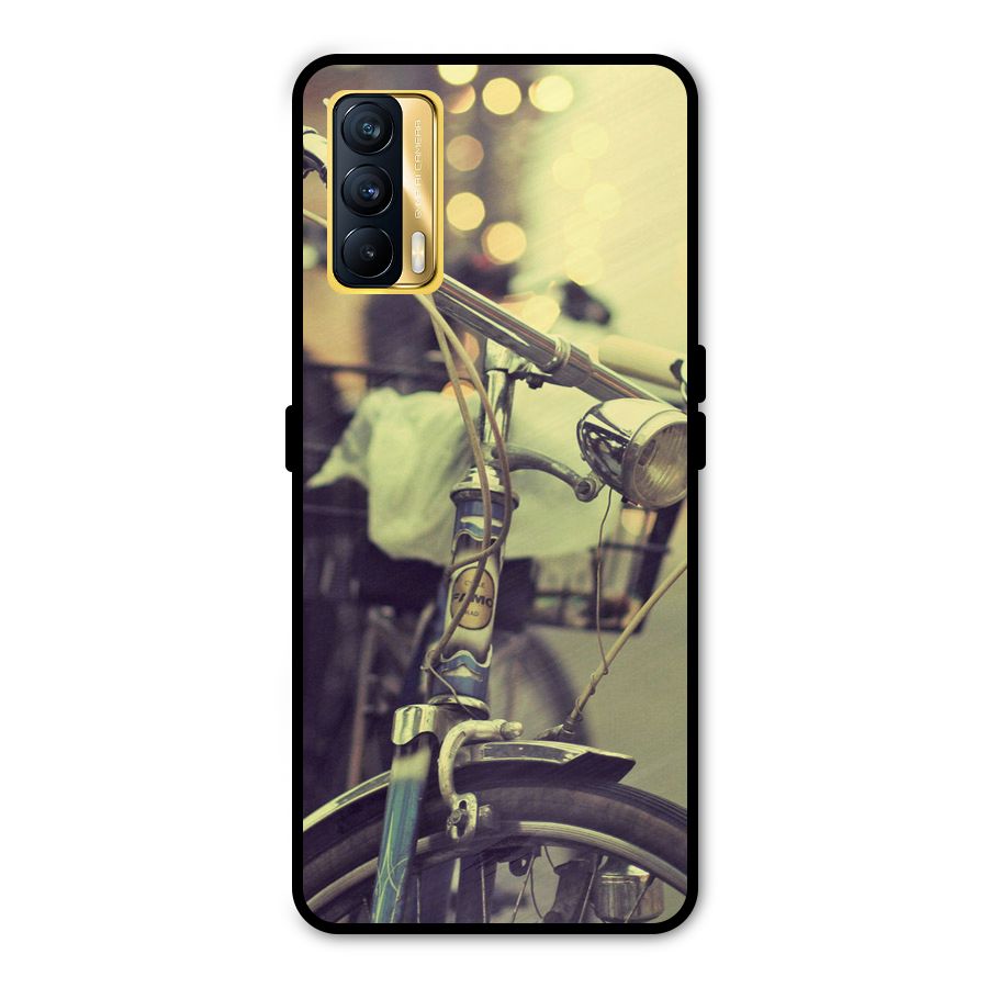 Vintage Bicycle Metal Back Case for Realme X7