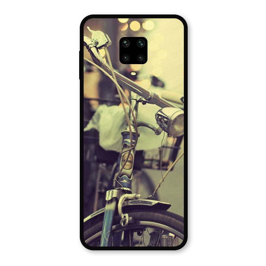Vintage Bicycle Metal Back Case for Redmi Note 10 Lite