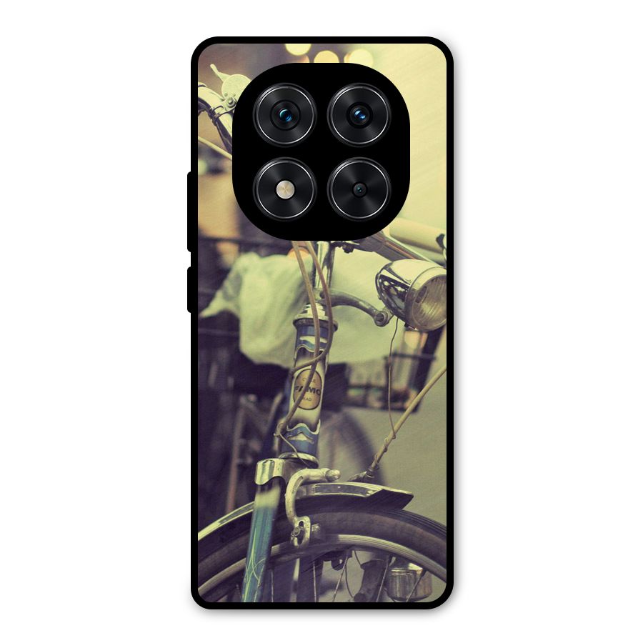 Vintage Bicycle Metal Back Case for Redmi Note 14 Pro 5G
