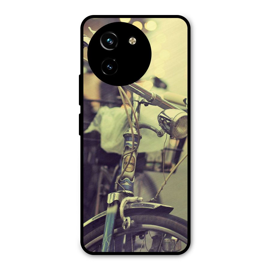 Vintage Bicycle Metal Back Case for Vivo T3x
