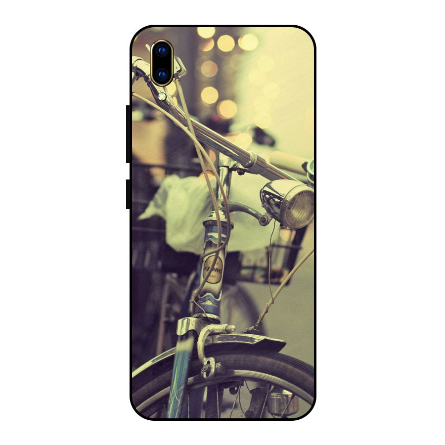 Vintage Bicycle Metal Back Case for Vivo V11 Pro