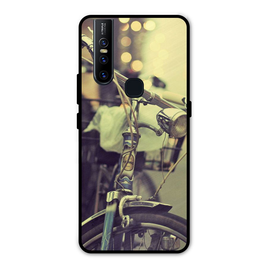 Vintage Bicycle Metal Back Case for Vivo V15