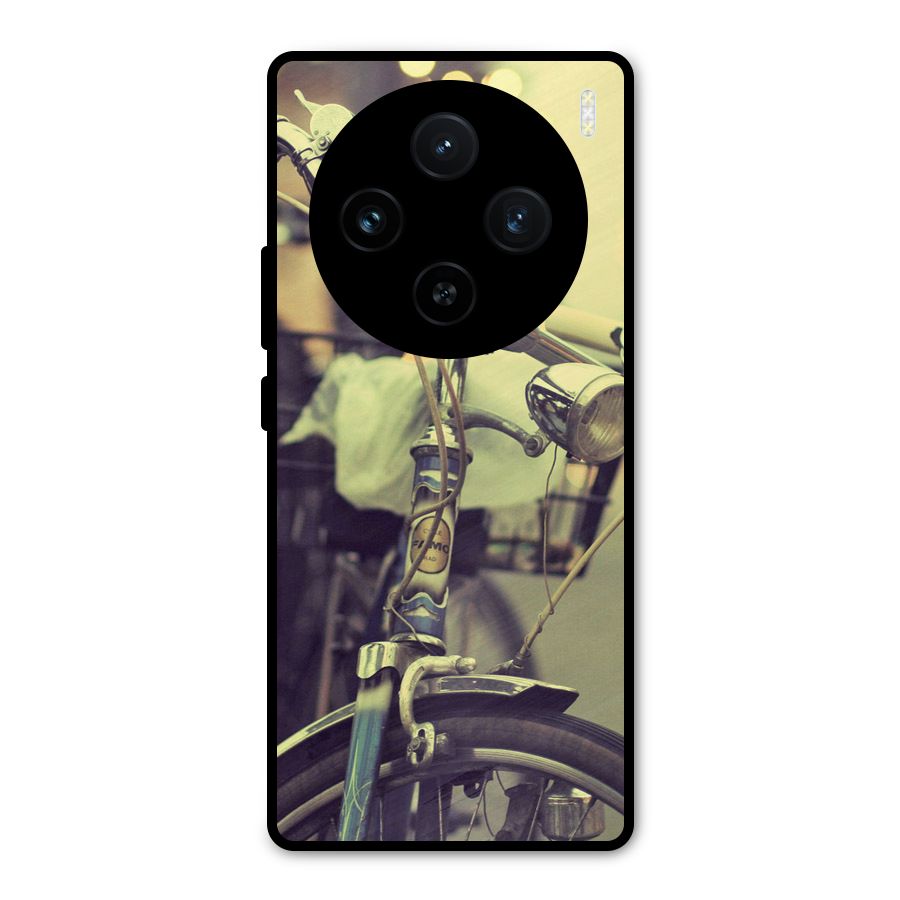 Vintage Bicycle Metal Back Case for Vivo X100