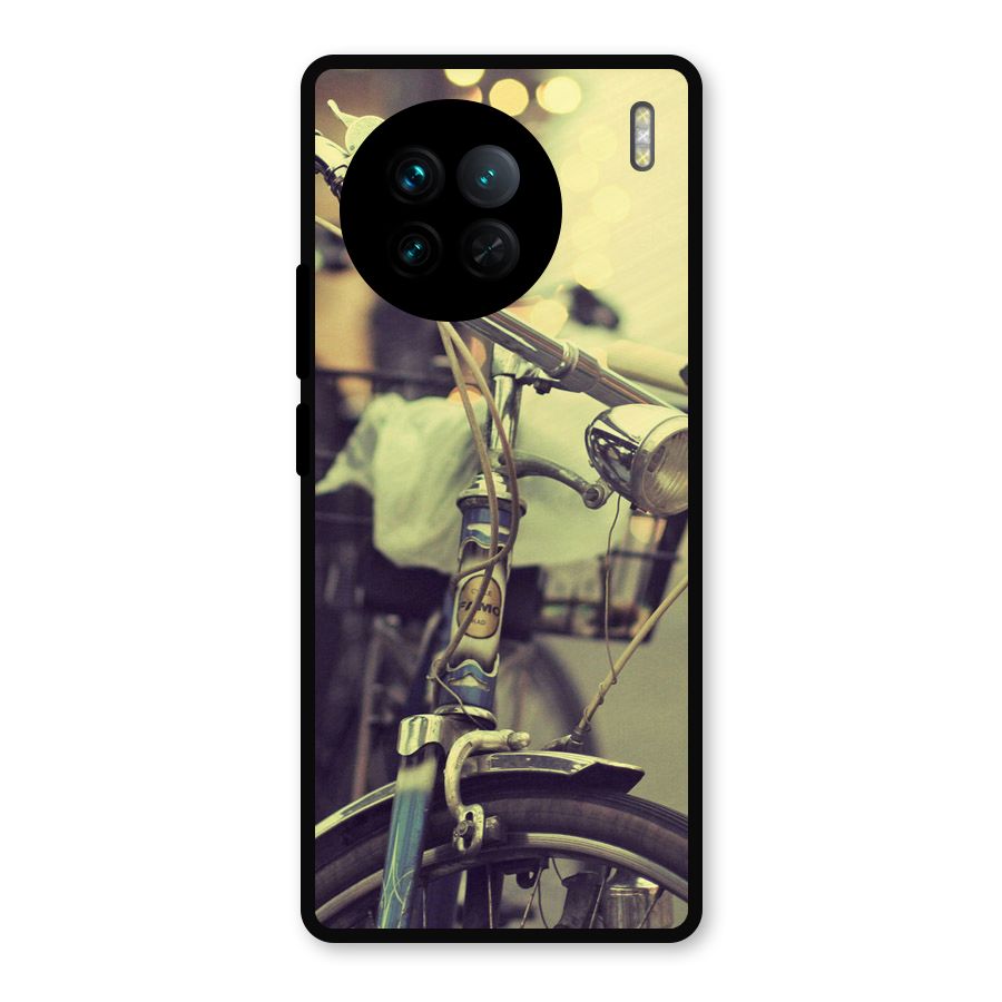 Vintage Bicycle Metal Back Case for Vivo X90