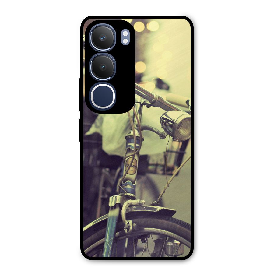 Vintage Bicycle Metal Back Case for Vivo Y29