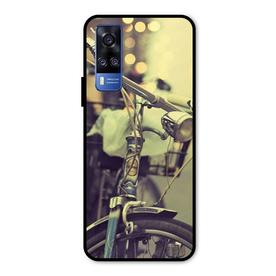 Vintage Bicycle Metal Back Case for Vivo Y31